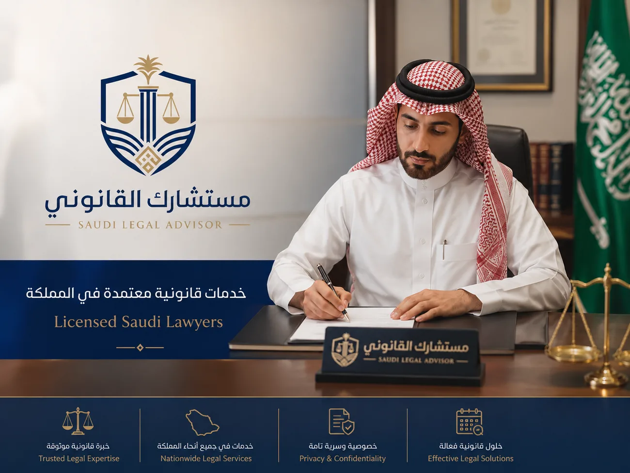 Licensed Saudi lawyers providing legal services across every region of the Kingdom