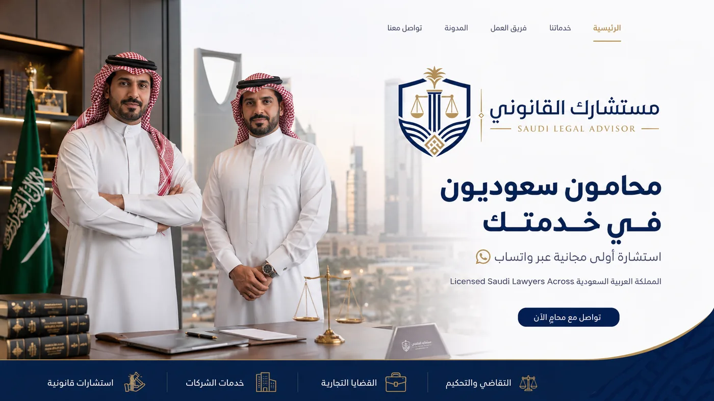 محامون سعوديون في خدمتك — استشارات وتمثيل أمام المحاكم في الرياض وجميع المدن